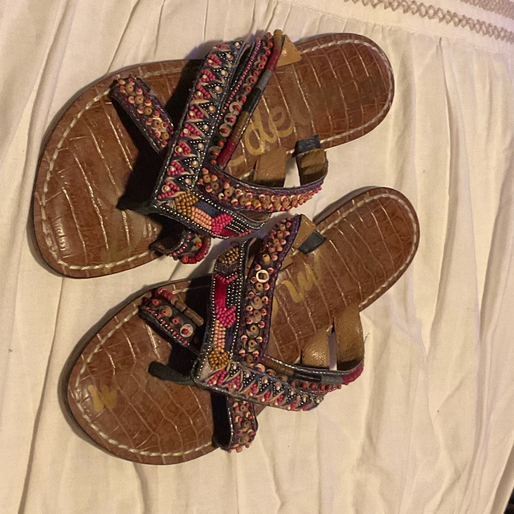Sam Edelman Colorful Embellished Sandals
